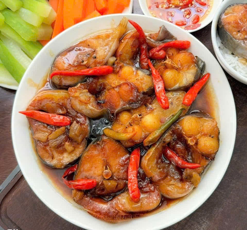 Cá dứa tươi cắt khoanh