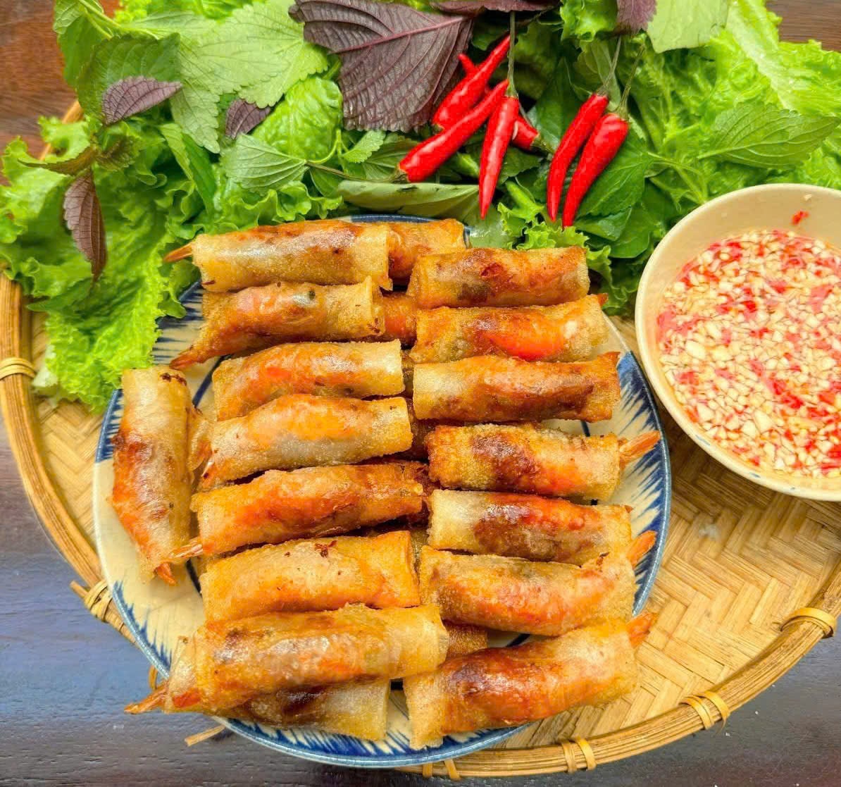Chả ram tôm đất Bình Định
